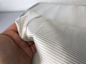 Acetat / viscose foer - stribet i lyse toner